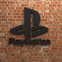 Small PlayStation Logo 3D Printing 408721