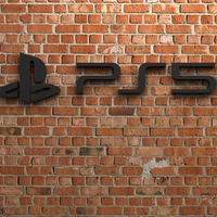 Small PS5 Logo 3D Printing 408725
