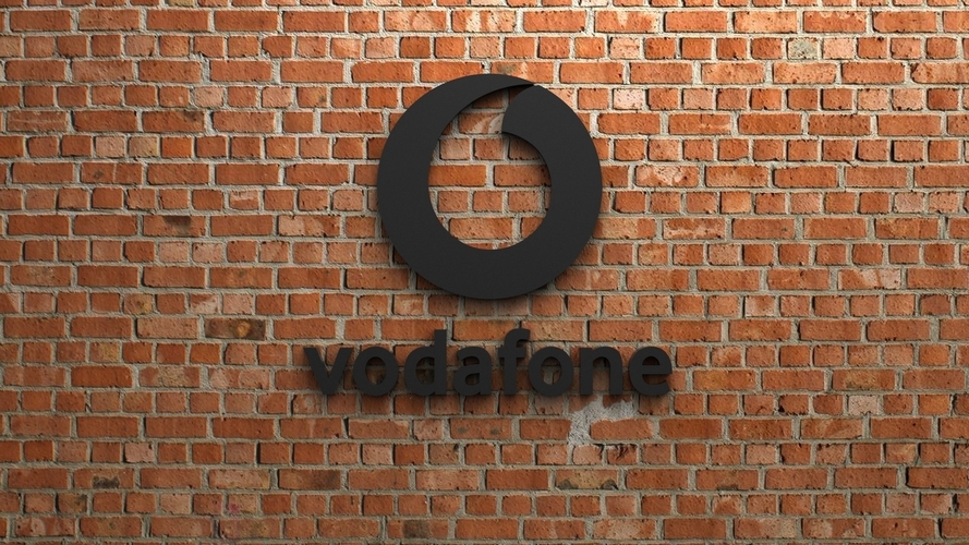 Vodafone Logo 3D Print 408749