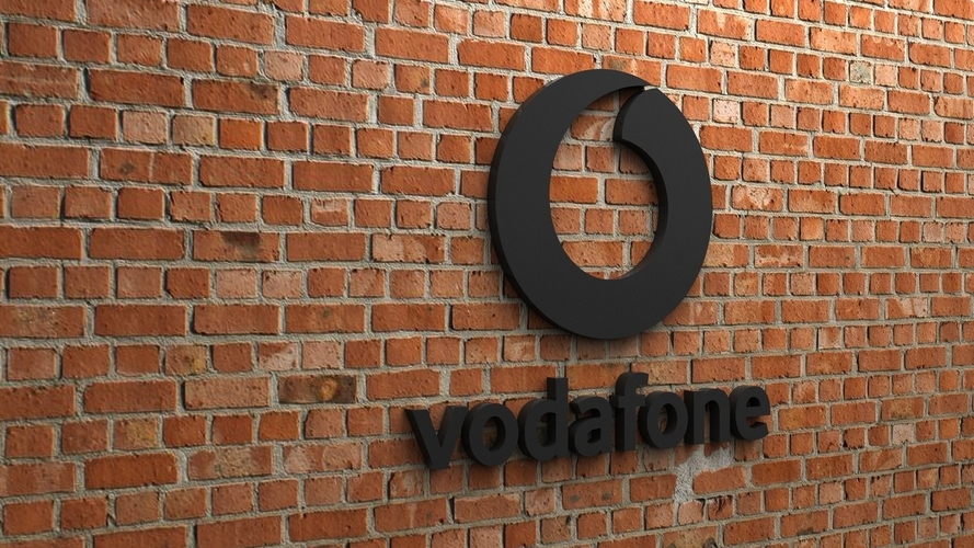 Vodafone Logo 3D Print 408750