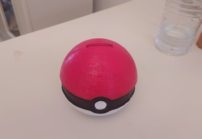 Pokeball tirelire / Piggy bank Pokeball