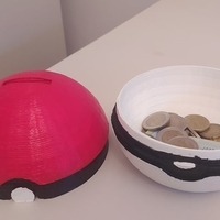 Pokeball tirelire / Piggy bank Pokeball - Thumbnail 3