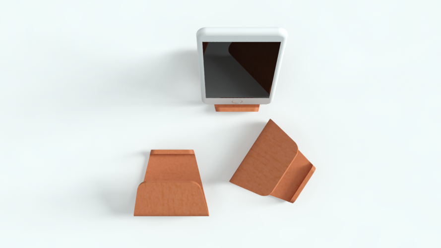 CURVE PHONE AND TABLET  STAND 3D Print 408862