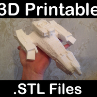 Small Nostromo from Alien 3D Printing 408926