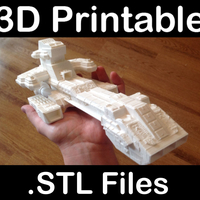 Small Stargate SG1 Prometheus 3D Printing 408975