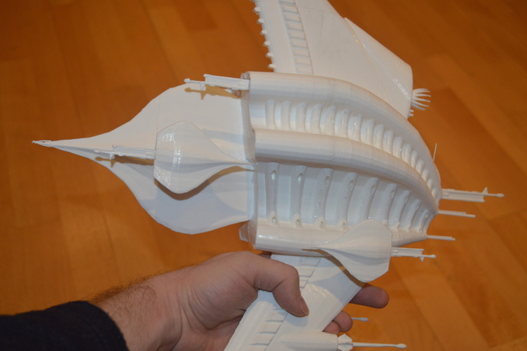 Babylon 5 Minbari Sharlin warship 3D Print 409020