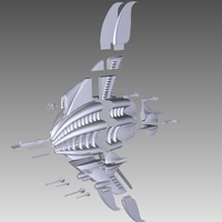 Babylon 5 Minbari Sharlin warship - Thumbnail 12