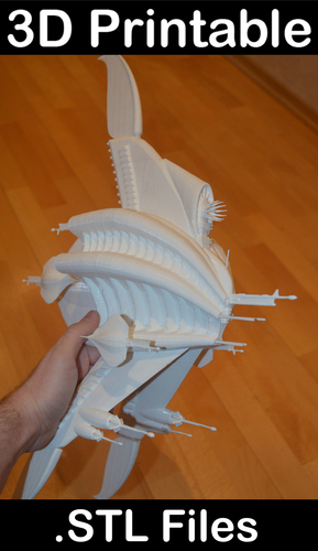 Babylon 5 Minbari Sharlin warship 3D Print 409033