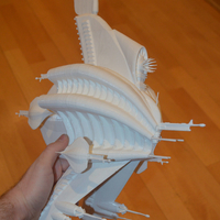 Small Babylon 5 Minbari Sharlin warship 3D Printing 409033
