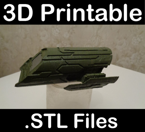 Stargate Atlantis Puddle Jumper 3D Print 409037