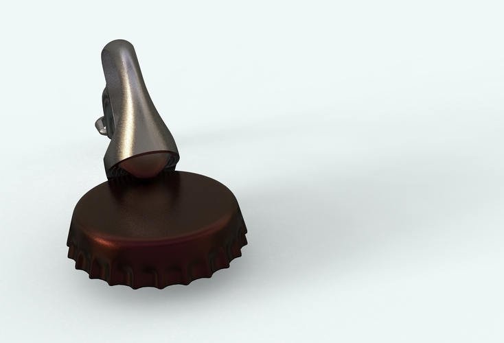bottle cap opener- Ring 3D Print 409440