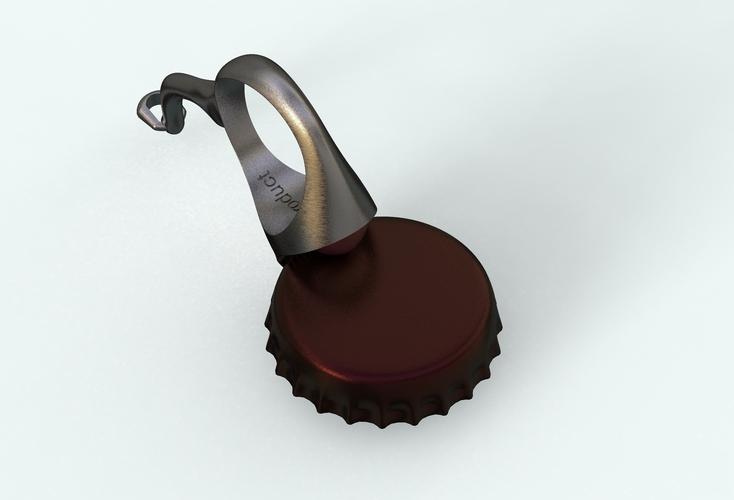 bottle cap opener- Ring 3D Print 409441