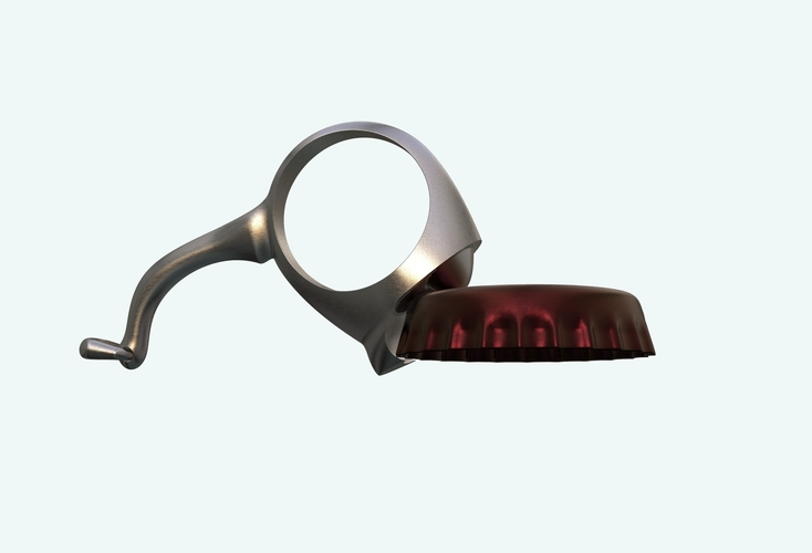 bottle cap opener- Ring 3D Print 409443
