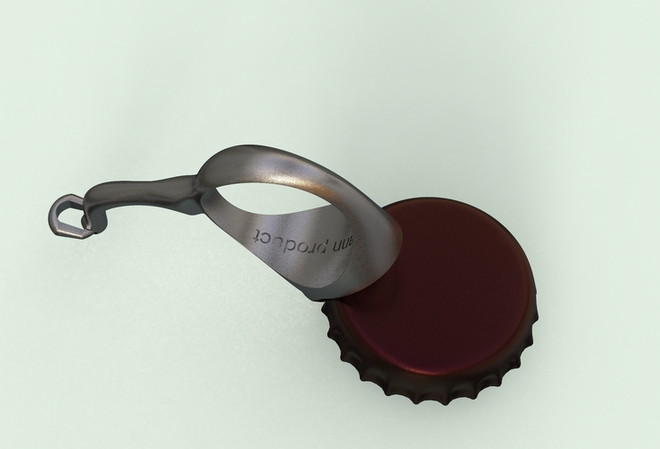 bottle cap opener- Ring 3D Print 409445