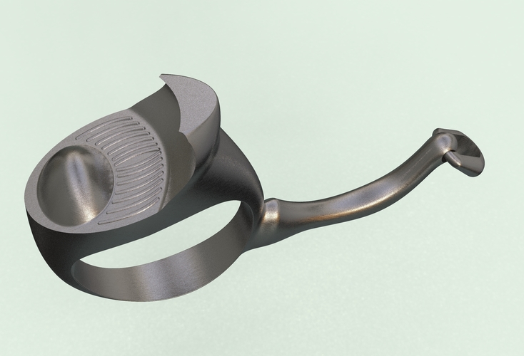 bottle cap opener- Ring 3D Print 409454