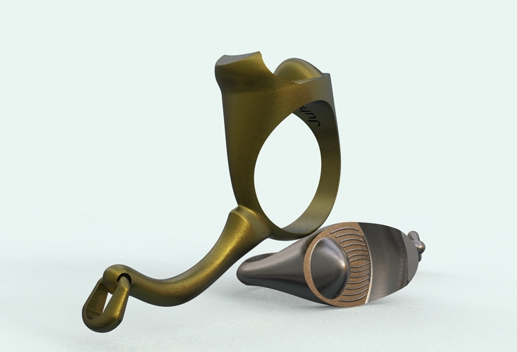 bottle cap opener- Ring 3D Print 409455
