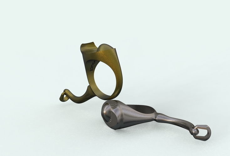 bottle cap opener- Ring 3D Print 409456