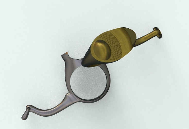 bottle cap opener- Ring 3D Print 409458