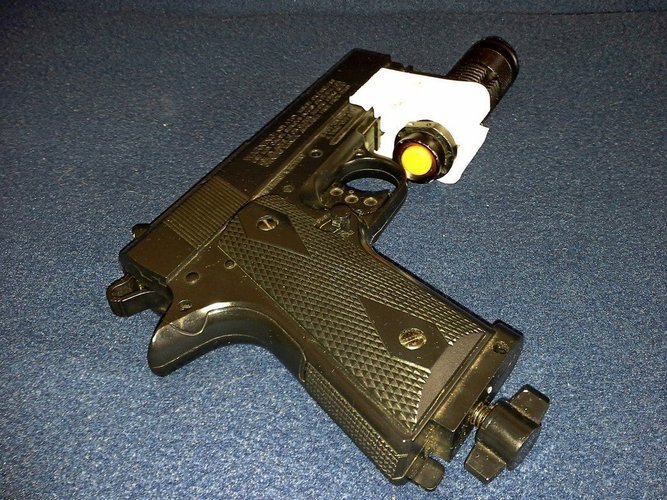 Pistol Tactical Accessories Clamp 3D Print 40951