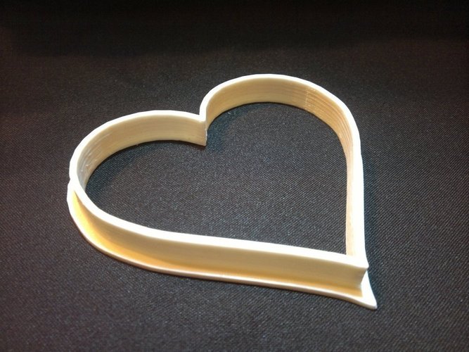 Heart Cookie Cutter 3D Print 40953