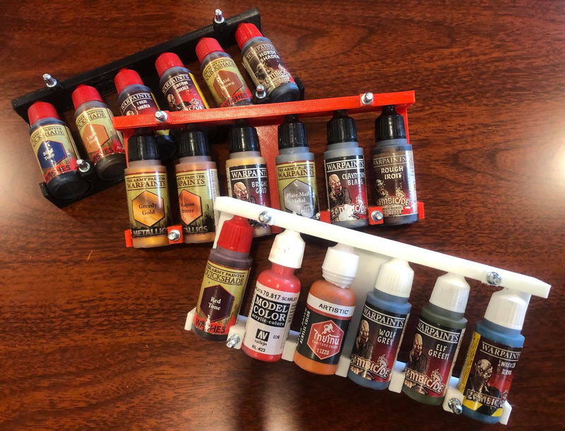  Dropper paint bottle holder, stackable NEW VERSION