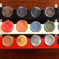  Dropper paint bottle holder, stackable NEW VERSION - Thumbnail 4