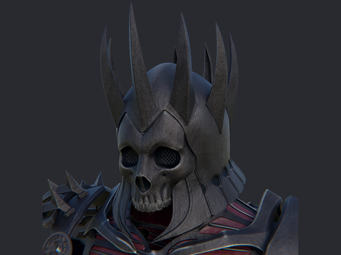 Eredin helmet from The Witcher 3