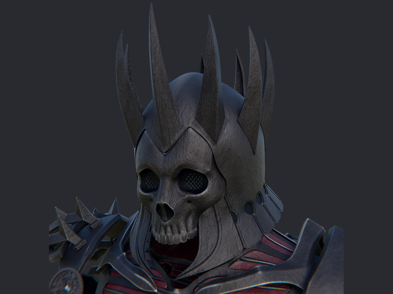 Eredin helmet from  The Witcher 3
