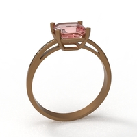rose gold with gems - Thumbnail 3