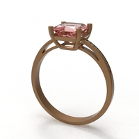rose gold with gems - Thumbnail 4