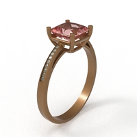 rose gold with gems - Thumbnail 10