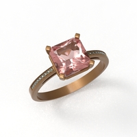 rose gold with gems - Thumbnail 11