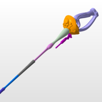 Captain Harlock laser gun rapier - Thumbnail 9