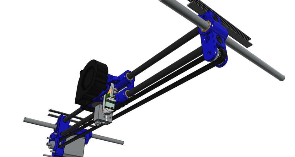 Da Vinci X and Y Carriages Version 3 3D Print 409765