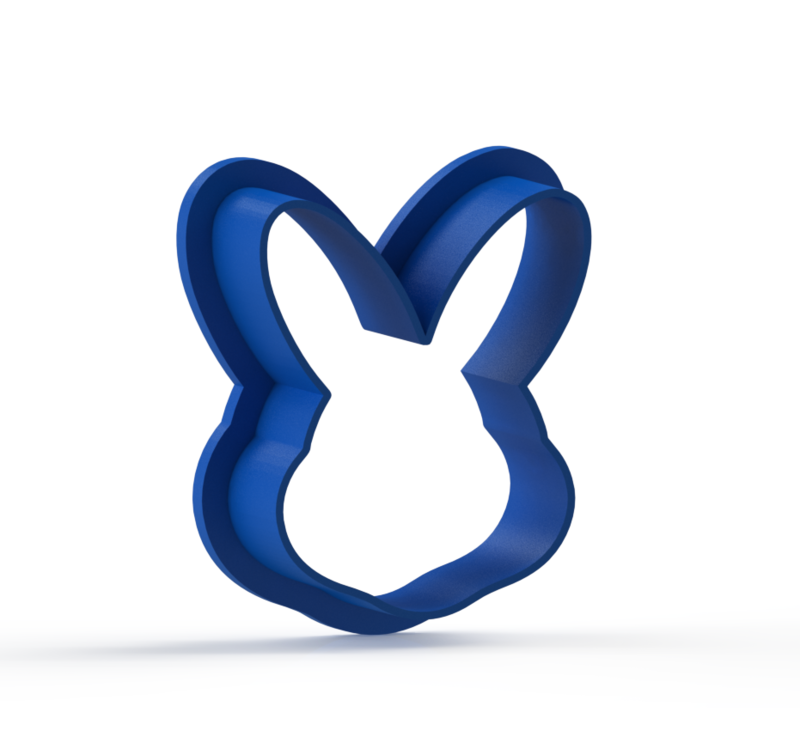 CLAY-CUTTER-COOKIE-FACE BUNNY