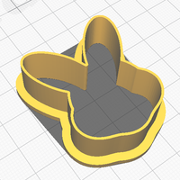 CLAY-CUTTER-COOKIE-FACE BUNNY - Thumbnail 2