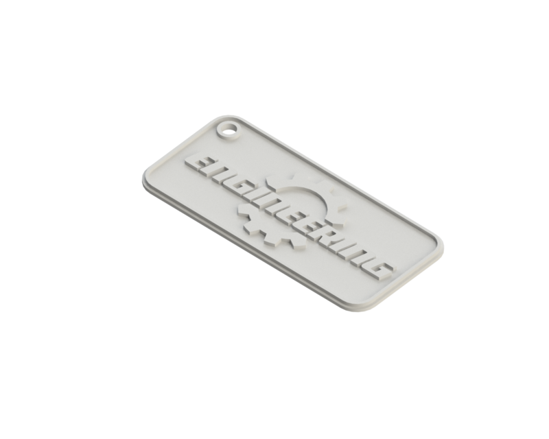 KEYCHAIN ENGINEERING - Pinshape