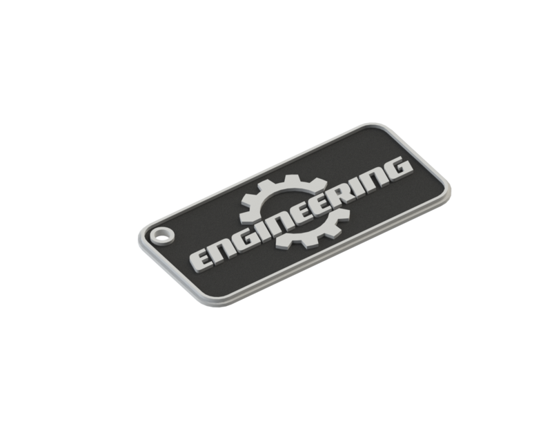 KEYCHAIN ENGINEERING - Pinshape