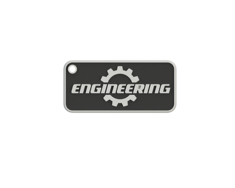 KEYCHAIN ENGINEERING - Pinshape