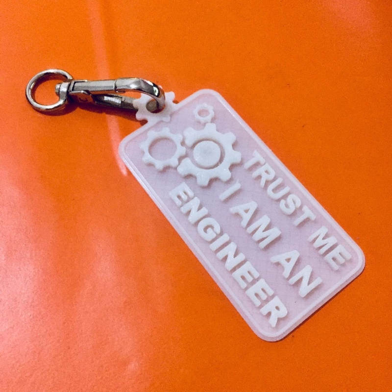 KEYCHAIN TRUST ME I AM AN ENGINEER