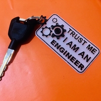 KEYCHAIN TRUST ME I AM AN ENGINEER - Thumbnail 2