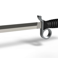 Small Dagger from the movie Terminator Judgement day 1991 3D Printing 409866