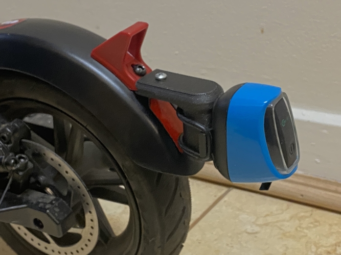 Gotrax Scooter Tail Light Mount Holder 3D Print 409934