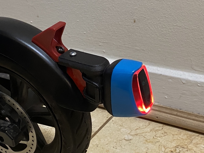 Gotrax Scooter Tail Light Mount Holder 3D Print 409935
