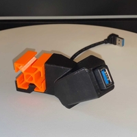 Small Prusa Mini USB Extension Holder 3D Printing 409937