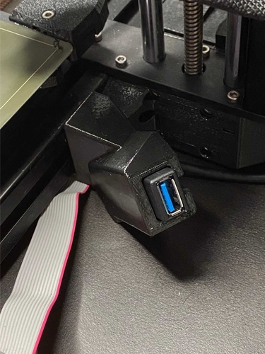 Prusa Mini USB Extension Holder 3D Print 409939