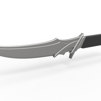 Small Klingon dagger from the movie Star Trek Into Darkness 2013 3D Printing 409976