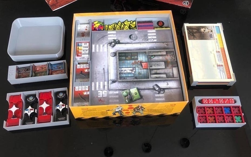 The Ultimate Zombicide Box Organizer Season 1 3D Print 410196