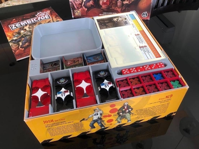 The Ultimate Zombicide Box Organizer Season 1 3D Print 410197