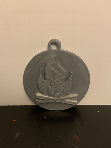 Fire pendent  3D Print 410335